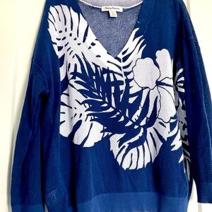 Tommy Bahama Women's Blue Sweater